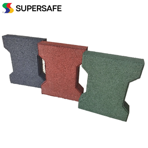 Pavimentadoras de goma de alta calidad, baldosas de goma de aterrizaje suave, pavimentadora de ladrillo I de hueso de perro equino para áreas de juego y graneros de caballos equinos - Product Image 2