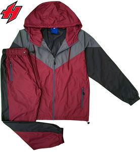 Survêtement en Nylon avec blocs de couleurs, Style rétro Vintage, ensemble de vêtements de Jogging, survêtement personnalisé, broderie 3d, impression personnalisée, 2023 - Product Image 4