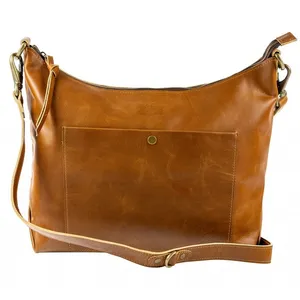 Op Maat Gemaakte Designer Echt Lederen Stijlvolle Dames Schouderhandtas Mooie Hobo Tas Voor College Office Reizen Shopper Draagtas