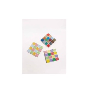 Dessous de verre en pierre de style mosaïque Dessous de verre de forme ronde colorée Hôtel/Maison/Restaurant et accessoires Tapis et tampons - Product Image 1