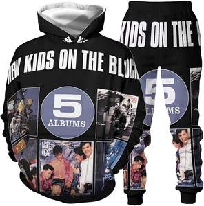 Top tendance vente The-Block 3D Sweat à capuche et pantalon de survêtement costume pulls décontractés ensembles pour hommes femmes de haute qualité - Product Image 2