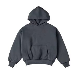 Custom 400 600 GSM OEM ODM Manufacturer <b>Thick</b> <b>Fleece</b> Streetwear High GSM Cotton Pullover Men's Hoodies & Sweatshirts - Product Image 1