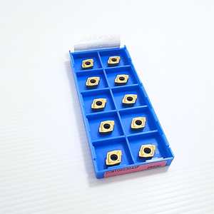 Inserto de perforación de carburo de alta velocidad ZCMT080304SP grado PR830 recubierto de oro PVD recubierto para acero de aleación baja-media calidad japonesa - Product Image 2