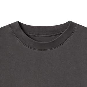 Camiseta de algodón 100% en blanco de gran tamaño personalizada de alta calidad para hombre, camisetas de algodón orgánico Vintage estampadas, camiseta al por mayor - Product Image 5