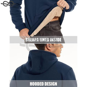 Pull-over léger et décontracté pour hommes, sweat-shirt confortable et uni, à porter au quotidien au prix d'usine - Product Image 6