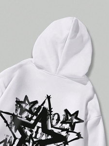 New Latest Design Heavyweight Acid Wash <b>Men</b> <b>Thermal</b> Hoodies High Quality Rhinestone Hoodies Custom 100% Cotton Hoodies - Product Image 2