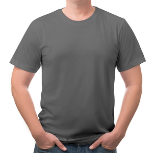 Camiseta de Hombre 100% Poliéster, Corte Regular, Lavado Ácido, Efecto Desgastado Personalizado en la Parte Delantera, Estilo Vintage, Tejido Grueso de 120 g/m², Cuello Redondo, Manga Corta - Product Image 5