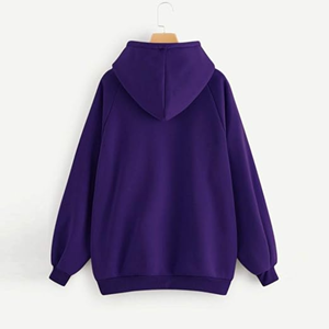 Sweats à capuche 100% coton neufs pour femme, pull à épaules tombantes avec fonction de séchage rapide et respirant, style streetwear décontracté pour l'hiver - Product Image 2