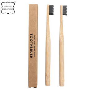 Brosses à dents en bambou à poils extra doux et ondulés pour gencives sensibles Brosse à dents en bambou à poils micro ultra doux - Product Image 2