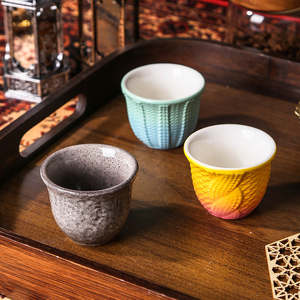 Arabic Rustic Pots and <b>Cups</b> Handcrafted Ceramic <b>Tea</b> <b>Saucers</b> Rustic Style Pottery Collection - Product Image 3