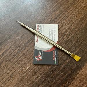 Outil de levage de cils en forme de Y réutilisable personnalisable peigne permanent de cils en acier inoxydable durable couleur argent argenté - Product Image 2