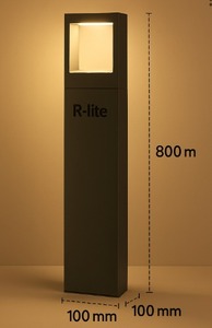 ไฟสนามกลางแจ้ง LED สำหรับตกแต่งทางเดินในสวนขนาด800มม. - Product Image 5