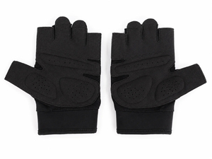 <b>Half</b> Finger Fitness Gloves Black Polyester Breathable Non <b>Slip</b> Gym Training Unisex Pull On Closure - Product Image 5