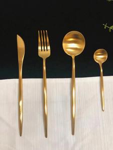 Recién llegado, juego de cubiertos Premium decorativos de acero inoxidable para el hogar, boda o cocina, cubiertos, utensilios para uso Premium - Product Image 4