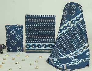 Cotton Combed Woven Brocade Fabric <b>Set</b> <b>for</b> <b>Women</b> Soft Breathable Eco-Friendly Animal Print Dress Material <b>for</b> Kurtis Salwar - Product Image 3