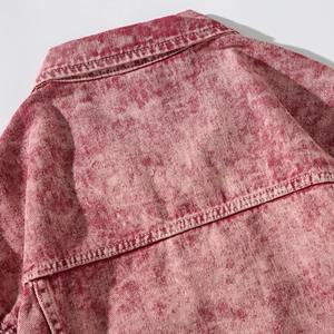 Veste en jean pour homme Manteau en coton denim rétro Cowboy Veste en jean coupe ample pour printemps Vêtements d'extérieur Veste peinte déchirée vintage pour homme - Product Image 5