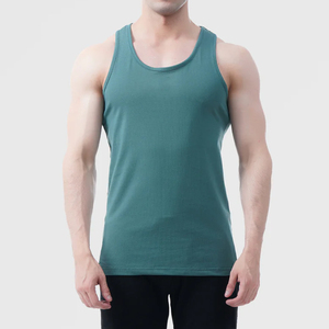 Débardeurs de sport unisexes OEM en tissu tri-mélange pour entraînement et musculation, vente en gros - Product Image 1