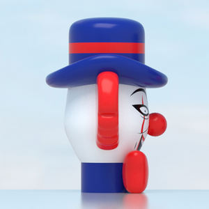 ชุดตัวตลกวันฮาโลวีนแบบเป่าลมได้สำหรับตกแต่งหัวตัวตลกขนาดยักษ์ทนทานงานปาร์ตี้วันหยุดยาว3เมตร - Product Image 6