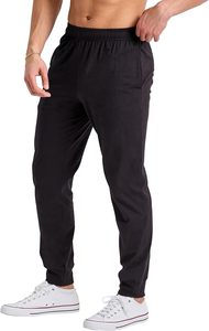 Custom Men's High Waist Active Athletic Jogger Sweatpants Drawstring Closure Quick Dry Breathable Straight Pattern Casual Style - Product Image 2