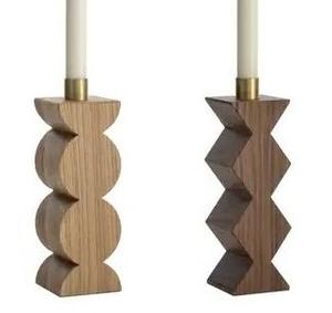 Candelabro Decorativo de Madera Maciza para el Hogar, Iluminación Decorativa de Diseño Clásico, Ecológico, Hecho a Mano, Premium, Navideño - Product Image 4