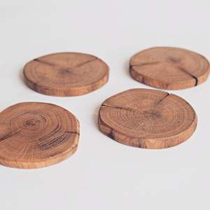 Juego de Posavasos de Madera Natural de Lujo para Escritorios de Oficina, Mantiene las Superficies Limpias con un Acabado Duradero - Product Image 5