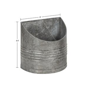 Jardinière en métal de couleur naturelle autoportante faite à la main à prix d'usine à bas quantité minimale de commande lot de deux fabricant de gros - Product Image 3