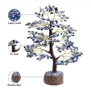 Cristal de árbol de lapislázuli pulido más vendido para equilibrio de Feng Shui o Chakra y energía positiva a un precio razonable - Product Image 5