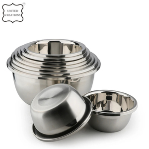 High Quality Stainless <b>Steel</b> Food Mixing <b>Bowl</b> Various Sizes Eco-Friendly Multi-Functional Deepening Wholesale Sustainable Metal - Product Image 6