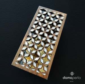 กล่องเก็บอาหารไม้มุกเลยาลีไนท์ส  งานเคลือบเงา  รุ่นของขวัญสุดหรูแบบอาหรับ ดีไซน์คลาสสิก รักษาความสดใหม่ - Product Image 6