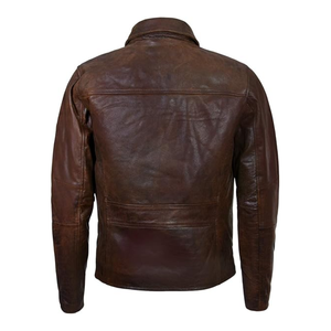 MOQ bajo personalizado hombres mujeres alta calidad hombres Premium cuero motocicleta chaquetas transpirable chaquetas de cuero - Product Image 3