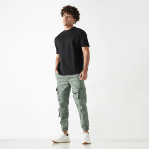 Pantalones cargo para hombre, pantalones para correr, pantalones de entrenamiento, pantalones de chándal con 8 bolsillos, fabricación de pantalones para hombre por Hexo Enterprises - Product Image 2