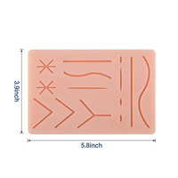 Kit d'entraînement à la suture pour étudiants en médecine vétérinaire, instruments chirurgicaux manuels en acier inoxydable de classe II, maille durable, suture de qualité supérieure
