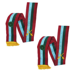 Nueva llegada 2025 Consejo de caballeros Grand Sash bordado personalizado Masonic Regalia Sash para la venta - Product Image 6