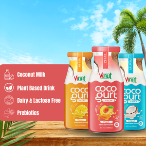 Meilleures boissons de jus de noix de coco à la pêche 280ml-Échantillon gratuit de boissons à bas quantité minimale de commande de marque privée OEM ODM de marque privée - Product Image 5