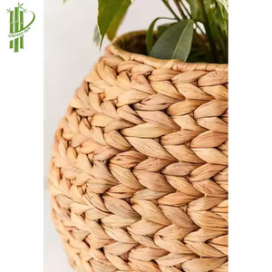 Natural Seagrass Hanging <b>Basket</b> Eco-Friendly Handwoven Planter <b>Basket</b> with Handle Made in Vietnam - Product Image 3