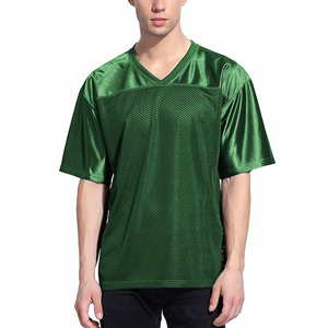 Maillot de football d'entraînement personnalisé pour hommes en mesh avec numéros personnalisés, grande taille, antibactérien, séchage rapide, respirant, vêtements de sport d'équipe - Product Image 1