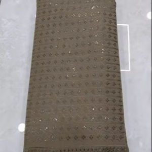 Majisa ผ้าเรยอน Chikan สำหรับผู้ชายสิ่งทอปักลายที่ละเอียดอ่อนยืดได้สำหรับเสื้อผ้าสำหรับเด็กผู้ชายและเด็กผู้หญิง - Product Image 1