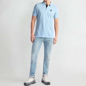 Camisas Casuales para Hombre de Corte Regular, 100% Fibra de Bambú, Tejido Jersey Transpirable, Manga Corta, Color Sólido - Product Image 1