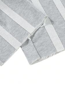 กางเกงวอร์มทรงบานสำหรับผู้ชายกางเกงเอวยางยืดขายาวมีเชือกรูดด้านล่างพิมพ์ลาย - Product Image 6