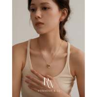 Collier tendance en alliage de zinc plaqué or 18 carats avec pendentif chaîne à maillons, design géométrique irrégulier, diamant de laboratoire et perle d'imitation pour