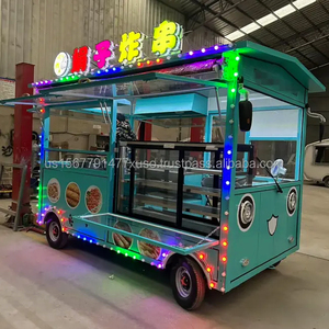 Cheap Price Outdoor Electric <strong>Food</strong> Car Cart <strong>Truck</strong> Van Mobile bar <strong>Food</strong> caravan Mobile Restaurant Kitchen <strong>Food</strong> on Wheels - Product Image 3