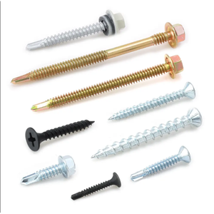 Yellow Zinc Plated Stainless Steel Countersunk Head Particle Board Self-Tapping Self-Drilling Wood <b>Screw</b> <b>M2</b> M3 M4 M5 M6 - Product Image 1