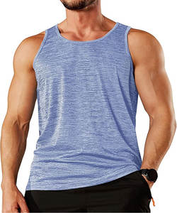 Débardeurs décontractés grande taille pour hommes Chemise d'entraînement en tricot respirante à séchage rapide Gym Performance Athletic Bodybuilding Tee - Product Image 1