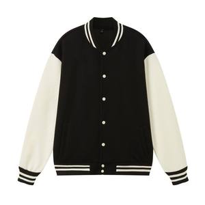 Chaquetas de Béisbol para Hombre, Estilo Informal, Talla Grande, Material de Lana, Logotipo Personalizado, Decoración con Botones, Manga Larga, Precio Económico - Product Image 3