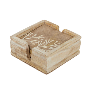 แผ่นรองแก้วไม้สำหรับรองแก้วชากาแฟดีไซน์ตามสั่งอุปกรณ์ของขวัญล่าสุด - Product Image 5