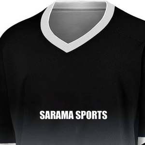 Camiseta de hockey sobre hielo para adultos con impresión por sublimación de ropa de hockey sobre hielo en blanco de equipo personalizado OEM de fábrica - Product Image 2