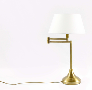 Moderno asse contemporaneo tavolo elegante in ottone tecnologia LED campana ombra DC potenza per illuminazione interna per alberghi uffici - Product Image 1