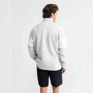 Camiseta de Compresión Transpirable para Hombre, Venta al por Mayor de Fábrica, Cuello Redondo con Cierre de Cremallera de 1/4, Talla Grande, Ropa Deportiva Informal, Media Cremallera Larga - Product Image 6