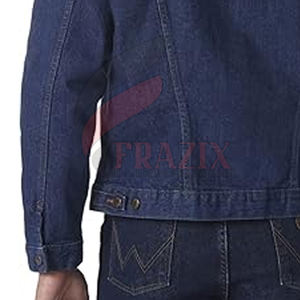Dernière conception 100% polyester fait hommes Boxy Jeans veste imperméable en gros Boxy Jeans veste pour hommes - Product Image 6