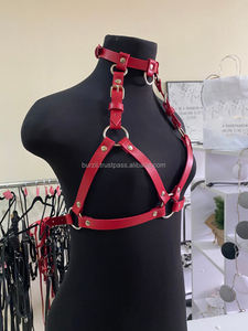 Harnais de poitrine ceinture en cuir femmes sangles de ceinture boucles mode corps LWH-0039 - Product Image 6